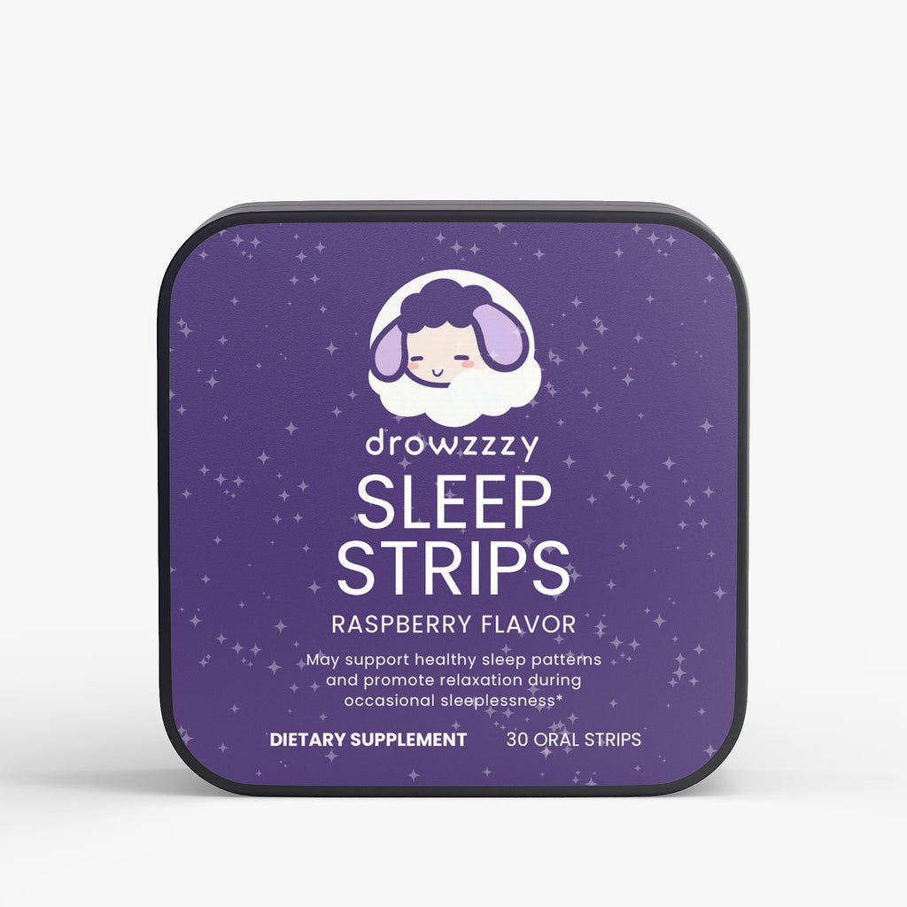 Drowzzzy Sleep Strips – Fast-Acting Oral Strips with Melatonin & Herbal Extracts